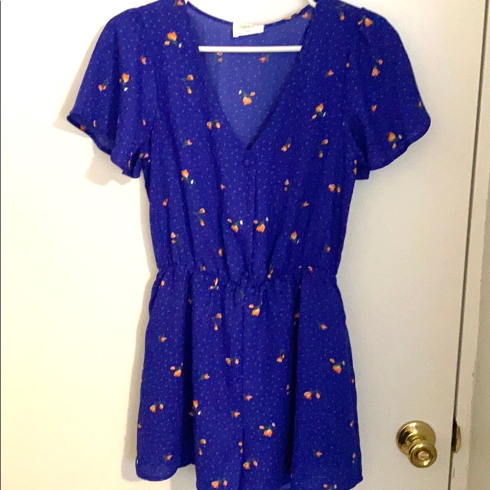NWT Sienna Romper Blue XS